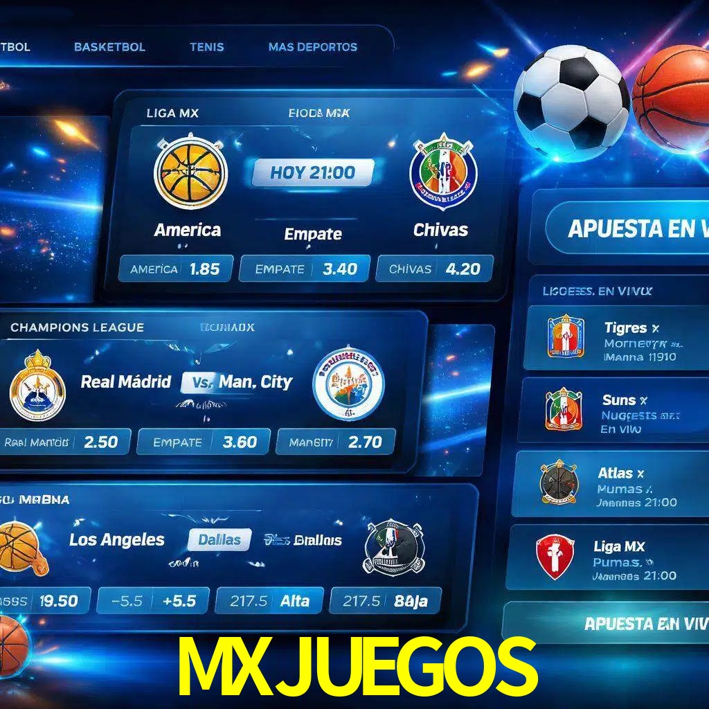 Mercados de apuestas deportivas MXJUEGOS para jugadores en México